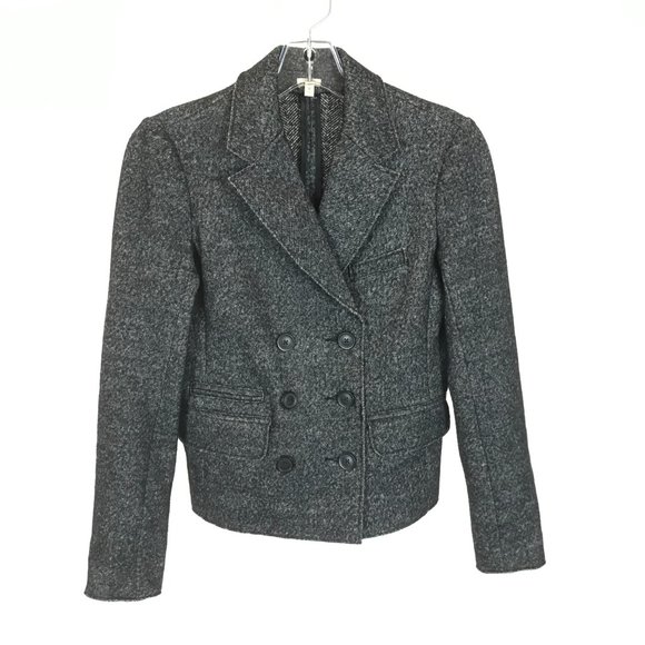 Womens Size 0 J. Crew Wool Blend Marled Thandie Blazer Jacket - Picture 2 of 5